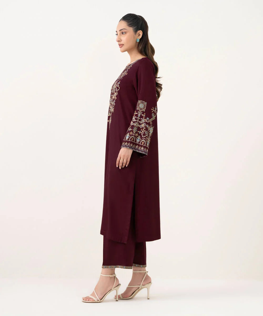 AYZA MAROON 2PCS